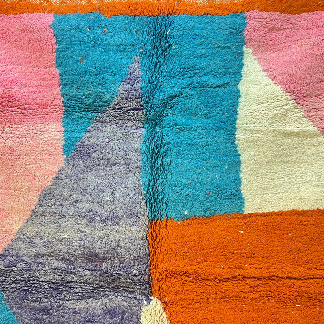 Vintage Moroccan Wool Rug 253 (6.82 × 4.95 ft)