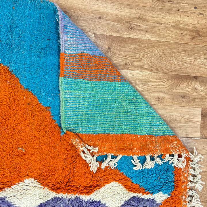 Vintage Moroccan Wool Rug 253 (6.82 × 4.95 ft)