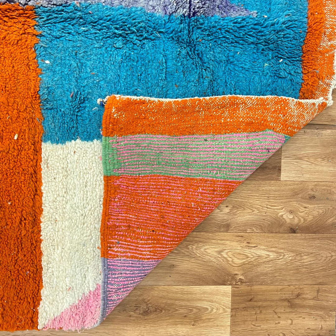 Vintage Moroccan Wool Rug 253 (6.82 × 4.95 ft)