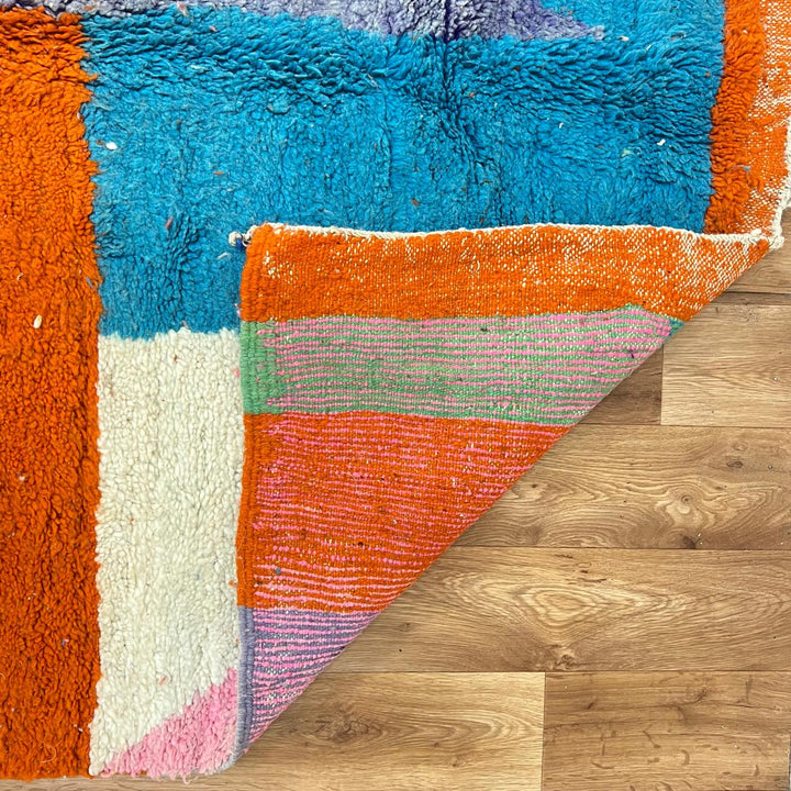 Vintage Moroccan Wool Rug 253 (6.82 × 4.95 ft)