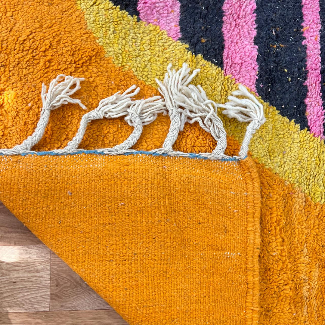 Vintage Moroccan Wool Rug  858 (9.71 × 6.96 ft)