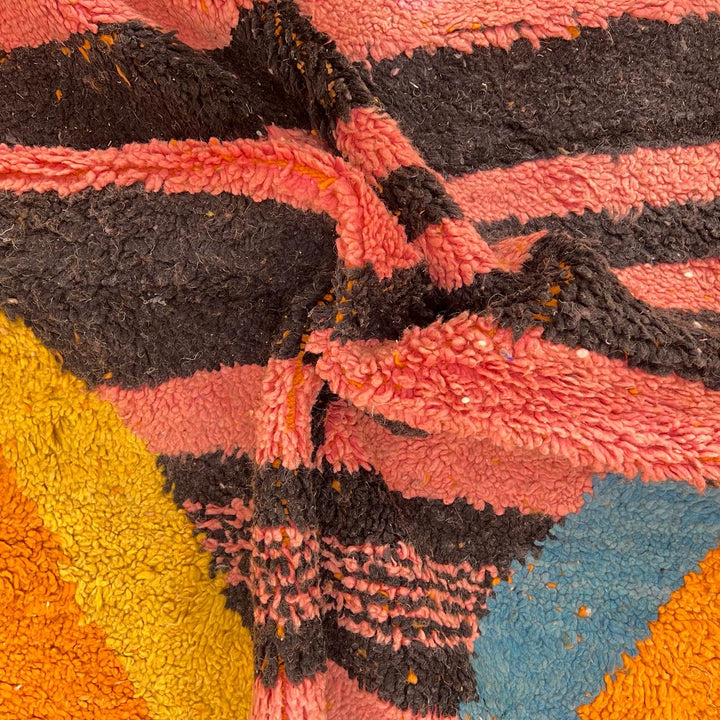 Vintage Moroccan Wool Rug  858 (9.71 × 6.96 ft)