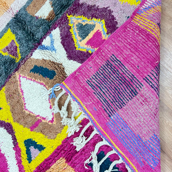 Vintage Moroccan Wool Rug 791 (8.1 × 5.1 ft)