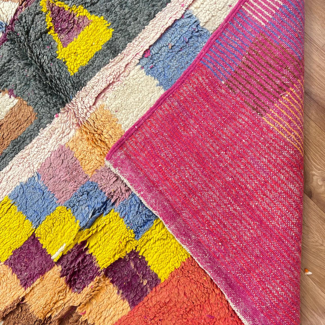 Vintage Moroccan Wool Rug 791 (8.1 × 5.1 ft)