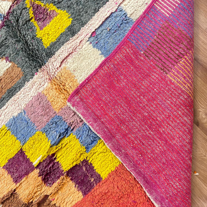 Vintage Moroccan Wool Rug 791 (8.1 × 5.1 ft)