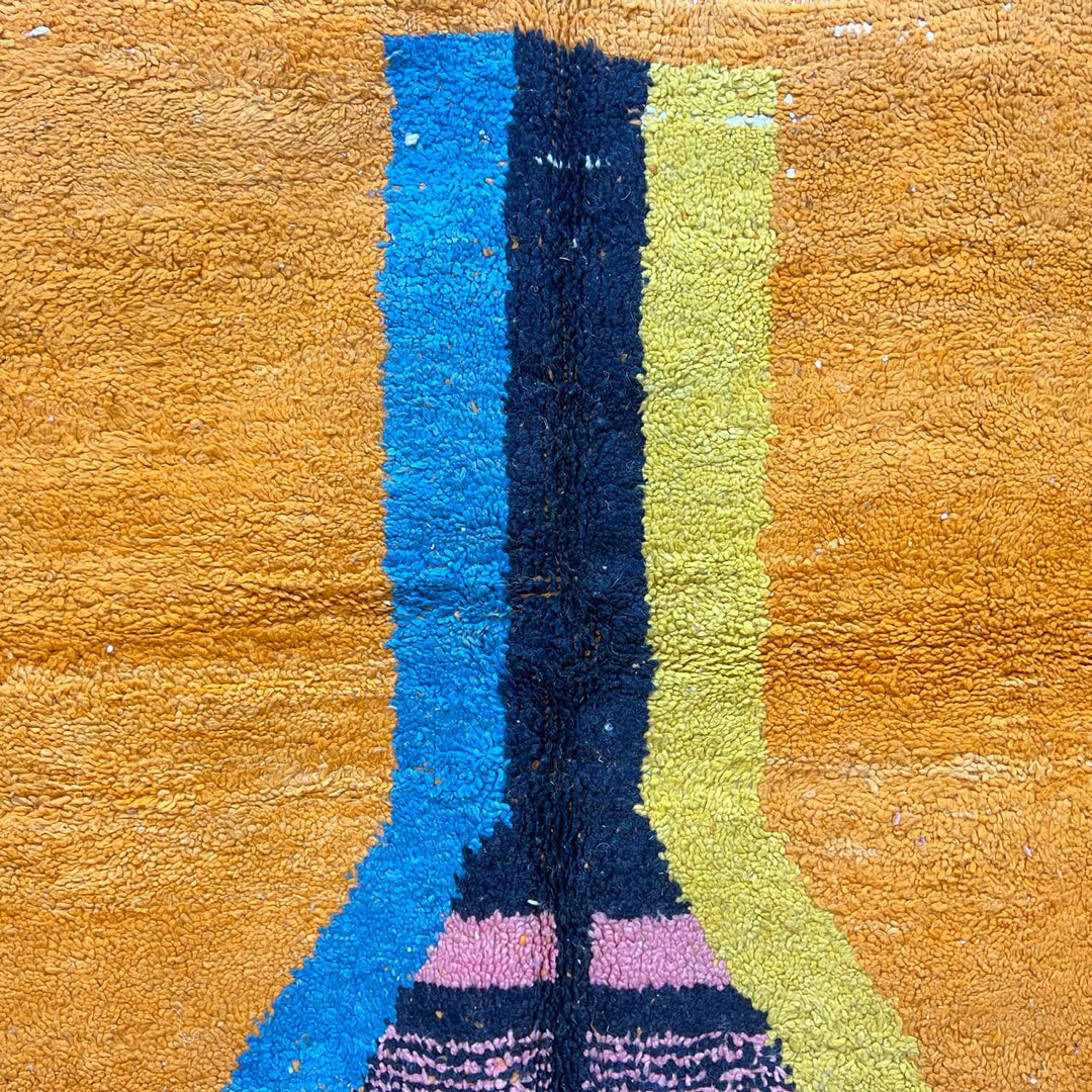 Vintage Moroccan Wool Rug  858 (9.71 × 6.96 ft)