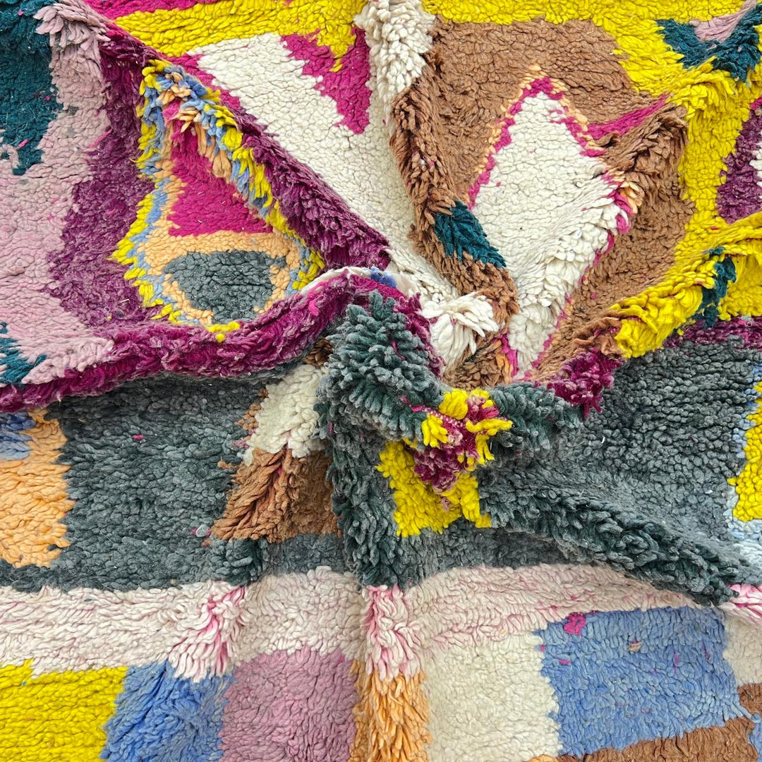 Vintage Moroccan Wool Rug 791 (8.1 × 5.1 ft)