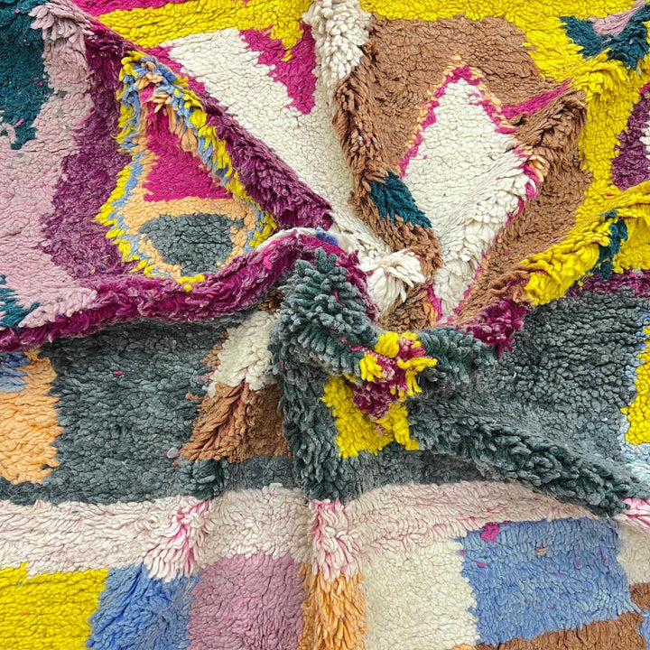 Vintage Moroccan Wool Rug 791 (8.1 × 5.1 ft)