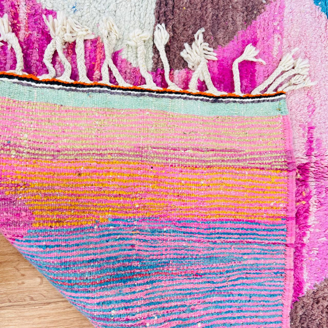 Vintage Moroccan Shag Rug – Handmade Wool Artwork