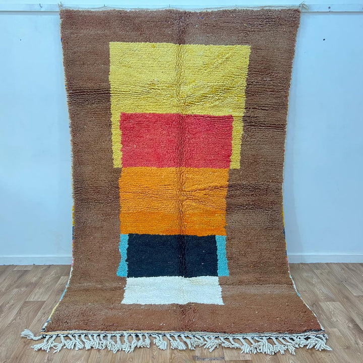 Vintage Moroccan Wool Rug 176 (8.66 × 5.44 ft)