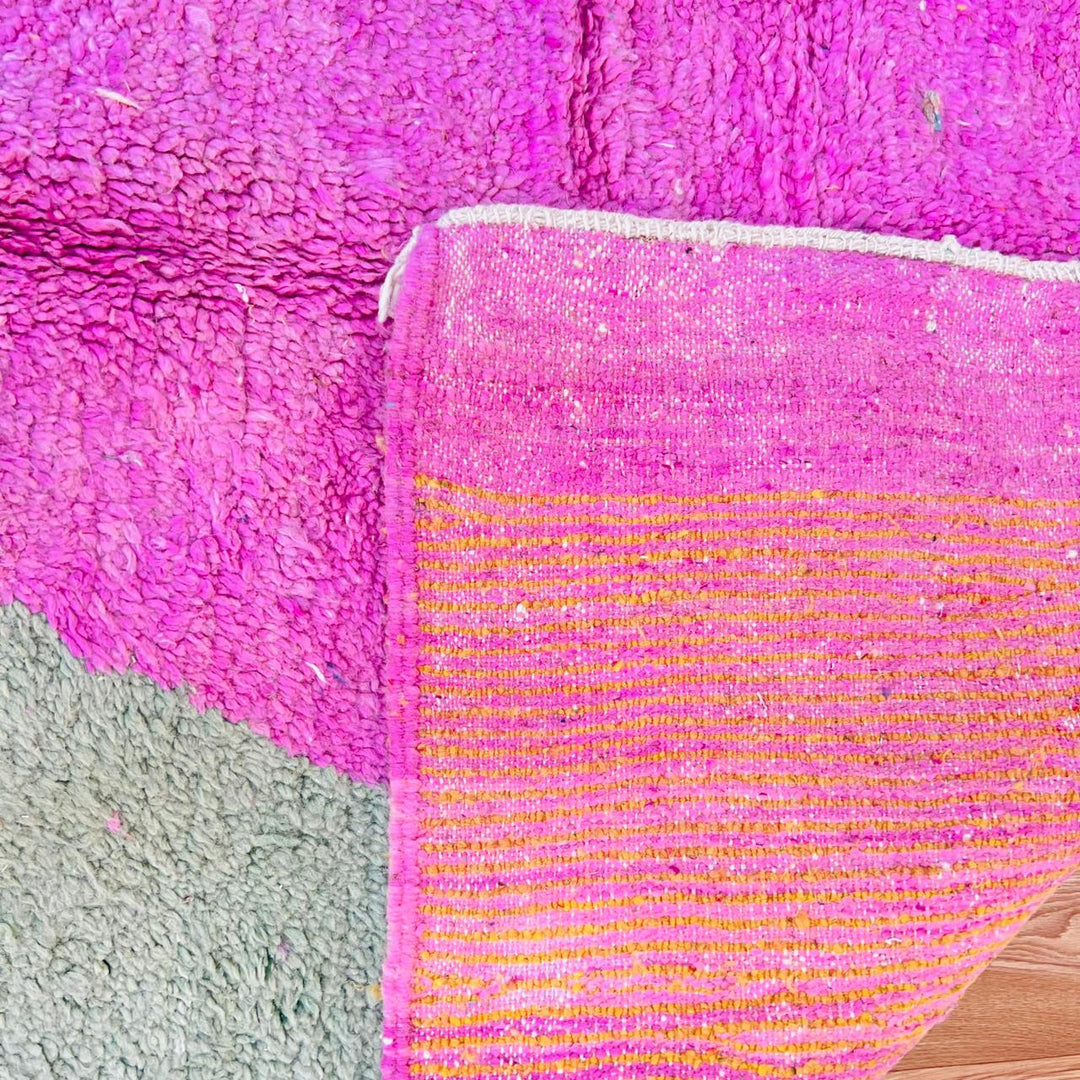 Vintage Moroccan Shag Rug – Handmade Wool Artwork