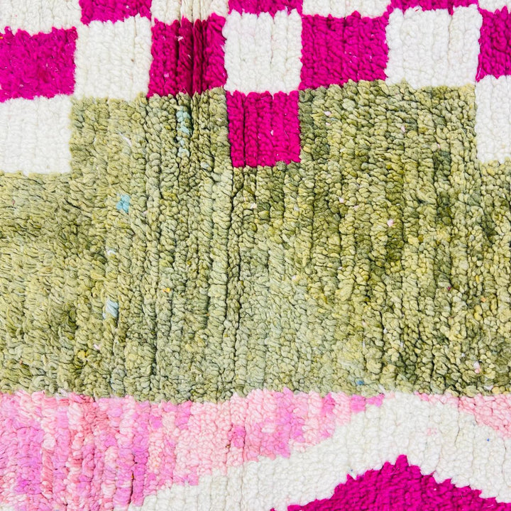 Vintage Moroccan Wool Rug – Artistic Berber Style