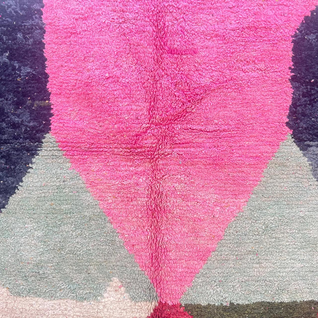 Vintage Moroccan Wool Rug 846 (9.84 × 6.56 ft)