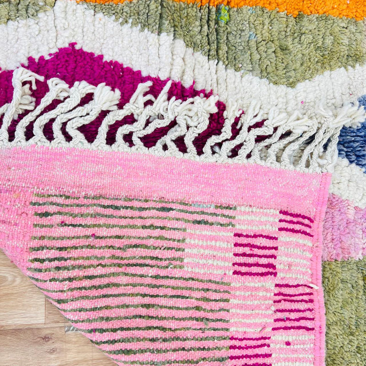 Vintage Moroccan Wool Rug – Artistic Berber Style