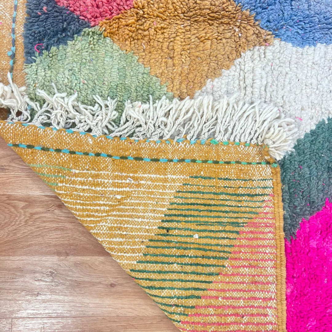 Vintage Moroccan Wool Rug 846 (9.84 × 6.56 ft)