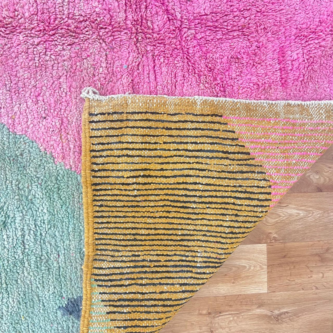 Vintage Moroccan Wool Rug 846 (9.84 × 6.56 ft)