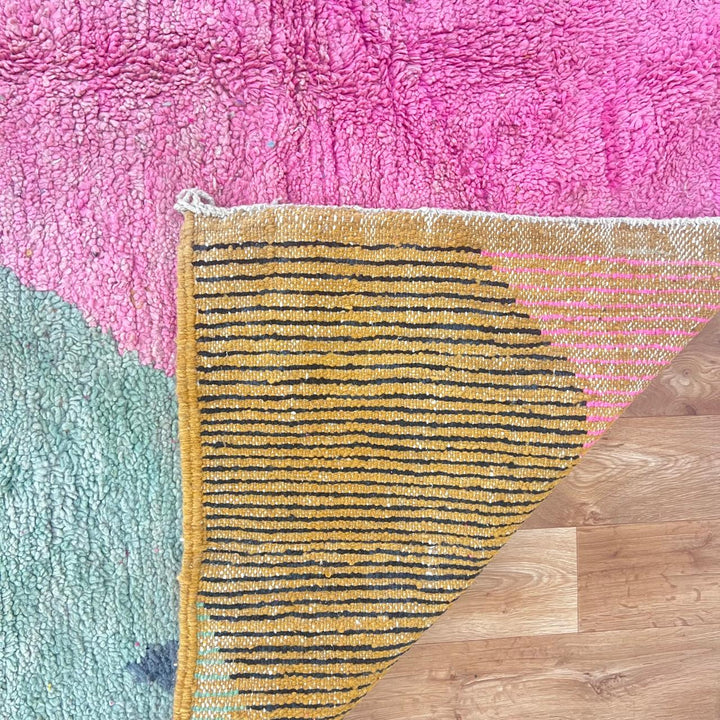 Vintage Moroccan Wool Rug 846 (9.84 × 6.56 ft)