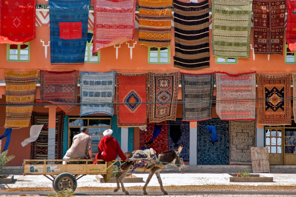 The rich history of rug-making in Morocco.
