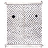 Black and White Moroccan Carpet