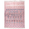 Soft Pink Moroccan Rug