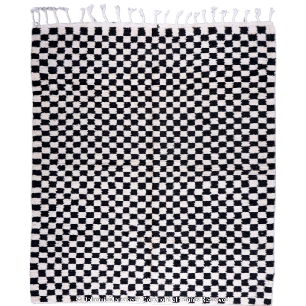 Black And White Rug